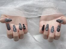 ベビーライオン(BABY LION)/マットヒョウ柄ネイル♪