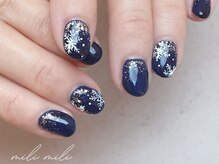 雪の結晶ネイル