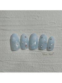 スノージュエリーネイル