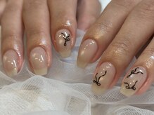 ネイルズカフェアン 姫路駅前店(nails cafe an)/Daily sample × ribbon