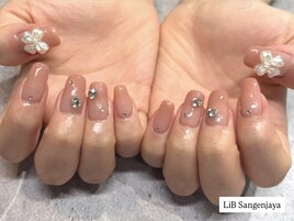 リボンVカットデザイン