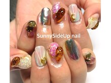 サニーサイドアップ ネイル(Sunny SideUp nail)/Candy pop nail