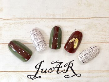 ジュアール(JuAR)/大人ツイードネイル