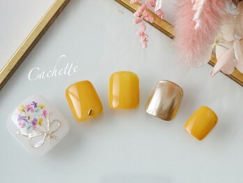 カシェット(Cachette)/押し花ネイル