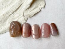アイネイルズ 梅田店(I nails)/ピンクミラーラメぷっくり¥9200