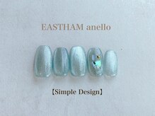 イーストハムアネーロネイル(EAST HAM anello nail)/5・6月定額　シンプルデザイン