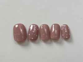 ピンクドット白ホロ夏¥5000