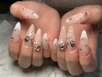 アズネイル 大宮(AZU NAIL)/ハートネイル