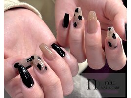 ダルメシアン柄ネイル