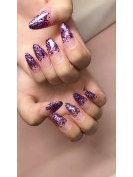 クイーン(Queen)/ラメグラデーション