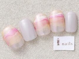 カラフルインクネイル￥6500