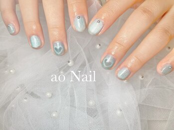 アオネイル(ao Nail)/マグネットネイル　ハートマグ