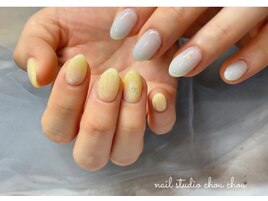 パステルカラー　春ネイル