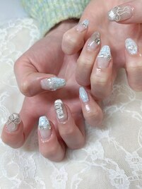 春ツイードネイル