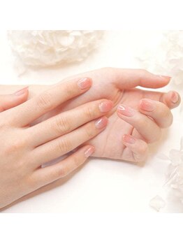 サロンド うるりら 秋田本店(salon de うるりら)/薄づきピンク×クリア