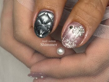 シマー(Shimmer)/キルティングネイル