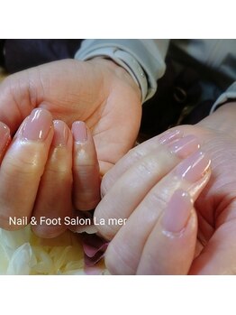ネイルサロン ラ メール(Nail Salon La mer)/【ジェル】シンプルワンカラー