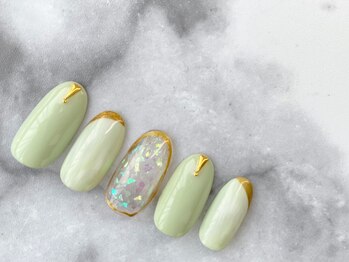 スリー(THREE)/Aug,2020/nail design