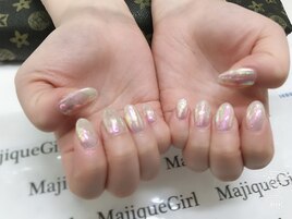 【オーロラネイル】