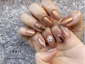 カラネイル 南森町店(calla nail)/アシメデザイン