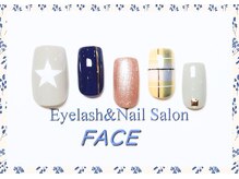 アイラッシュアンドネイルサロン フェイス(Eyelash&NailSalon FACE)/ハンド定額ネイル　￥7.500