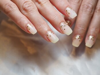 ミーナネイル(miinanail)/ラメとホログラムネイル