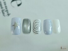 アイネイルズ 横浜WEST店(I-nails)/Y2Kマグ星シルバー¥8000