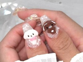 シュガーバニーズ 3D 親指ネイル