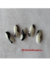 ハイネイルアンドラッシーズ(Hi! Nails&Lashes)/定額ワンホン/海外風