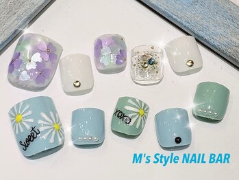 エムズスタイル ネイルバー(M's Style NAIL BAR)/フット定額7990円