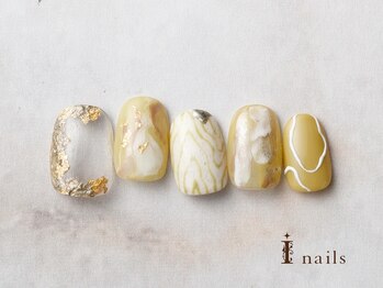 アイネイルズ 横浜EAST店(I-nails)/ニュアンスマスタードネイル