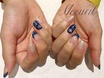 アクイユ 銀座店(ACCUEIL)/ブルーツイードねいる