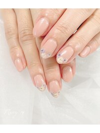 押し花ネイル