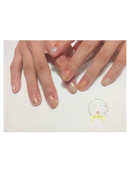 ポ ミニヨン(Pot mignon)/オレンジニュアンスネイル