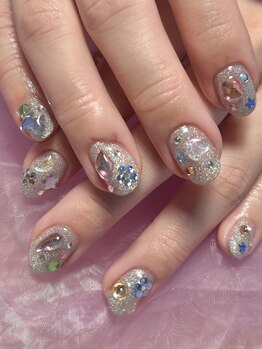 ミル(Mille)/キラキラ!宝石ネイル