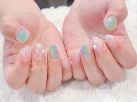 ＃水滴ネイル