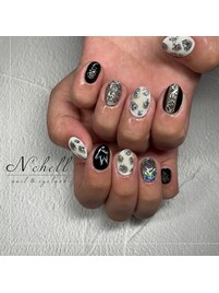 黒×ワンカラー