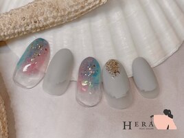 ニュアンス　キラキラ　マット