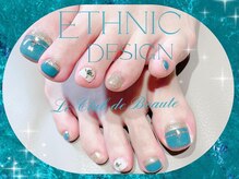 ル クラブ ド ボーテ 練馬/ターコイズブルーフットネイル☆