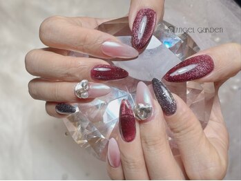 エンジェルガーデンネイル 池袋店(Angelgarden nail)/チップ長さ出しネイル 