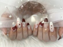 ベーシック ネイルウィザードアカデミー 本厚木店(Basic×NailWizardAcademy)/ボルドーネイル