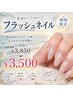 【新規・期間限定】キラッと輝く♪フラッシュネイル ￥3,850→￥3,500
