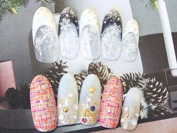 ネイルサロン ティディ(TIDY)/クリスマスNAIL★雪の結晶