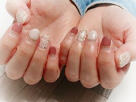 変形フレンチネイル