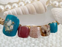 ネイルアンドアイラッシュ ブレス エスパル山形本店(BLESS)/シェルネイル