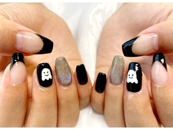 ラカラニネイル バイ エリシア(LaKalani Nail by ELYSIA)/お持ち込みネイル　Halloween