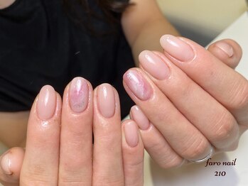 ファーロネイル(faro nail)/マオジェル+水彩アート