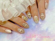 ネイルアート ジマー/ハートマグ/パラジェル/リボン