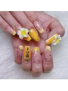 花ネイル