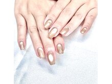 ハンドネイル◇マグネット/ワンカラー/フィルイン/ジェルネイル